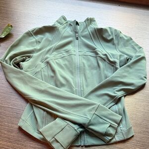 Lululemon Define Cropped Jacket Nulu: Sage Green